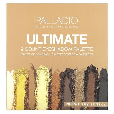 Ultimate 9 Count Eyeshadow Palette, Golden Sand, 9.6G(0.33Oz)