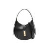 Bolsa de Mão Feminina Polo ID com Alça de Ombro Ajustável e Removível, Formato de Bolinho, Preta 428944017001