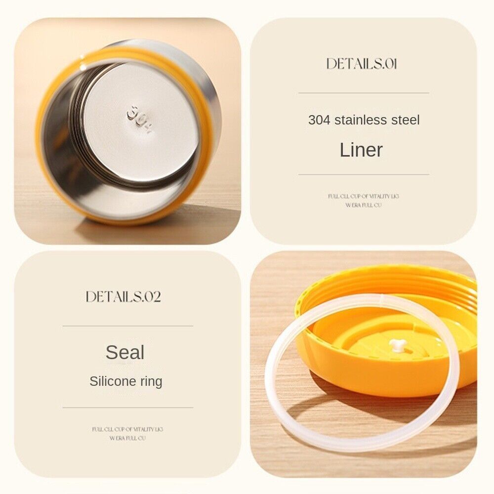 Stainless Steel Breakfast Cup Multifunction Vacuum Flasks New Yogurt Mug  Kitchen Accessories