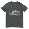 Driver Trucker Us Flag Semi Truck Patriotic 4th Of July Unisex TShirt