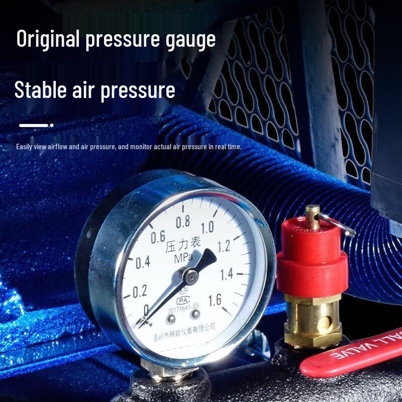 NuoShuEr 0.36-12.5 220V Belt-driven Air Compressor CN Plug (adapter Included)