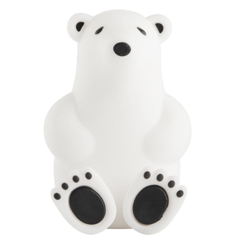 Wandmontierter Cartoon Bär Zahnbürstenhalter Haushaltsdekoration für Badezimmer Wohnheim Wand Fensterdekoration