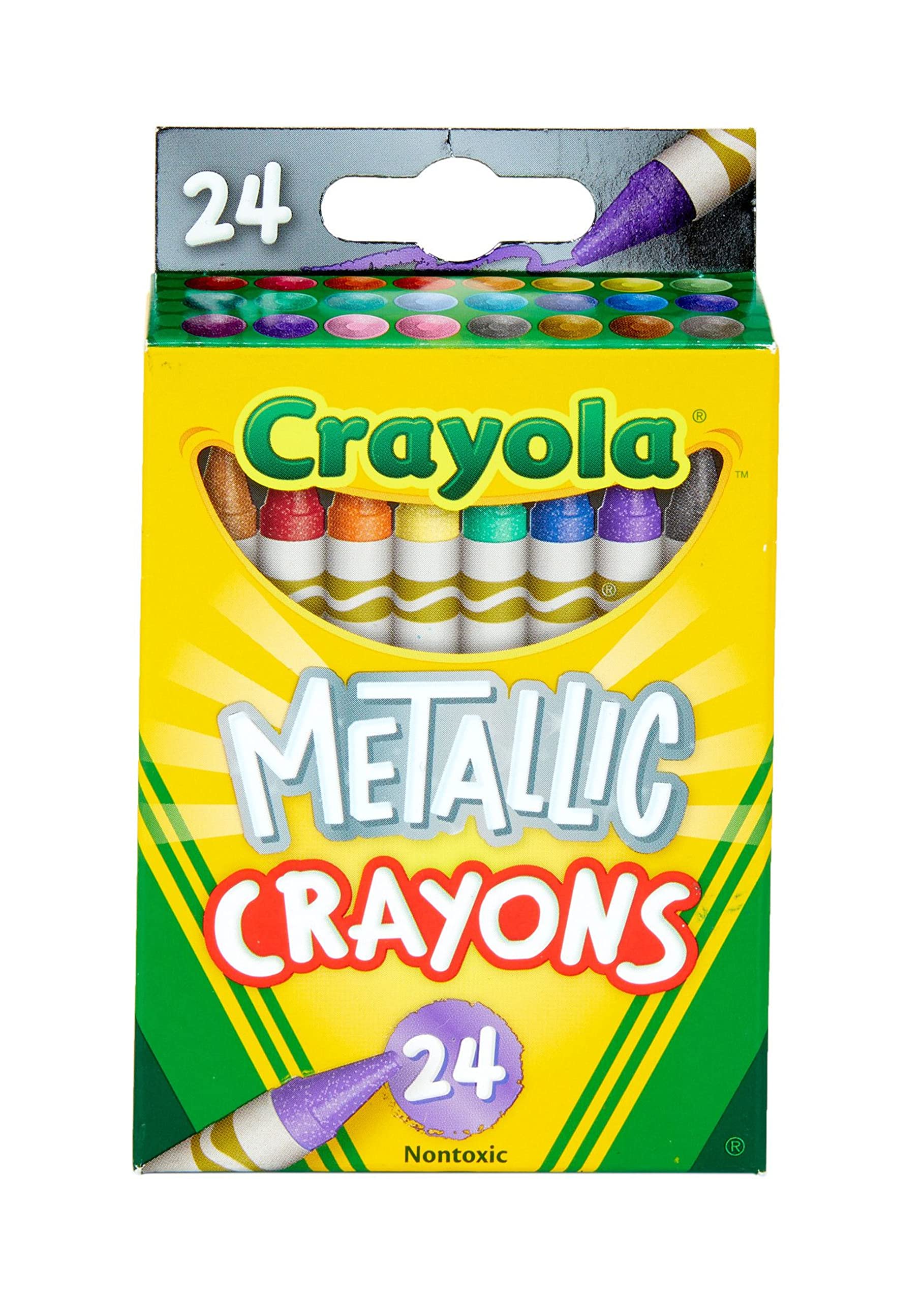 Crayola Metallic 24Count Crayons,