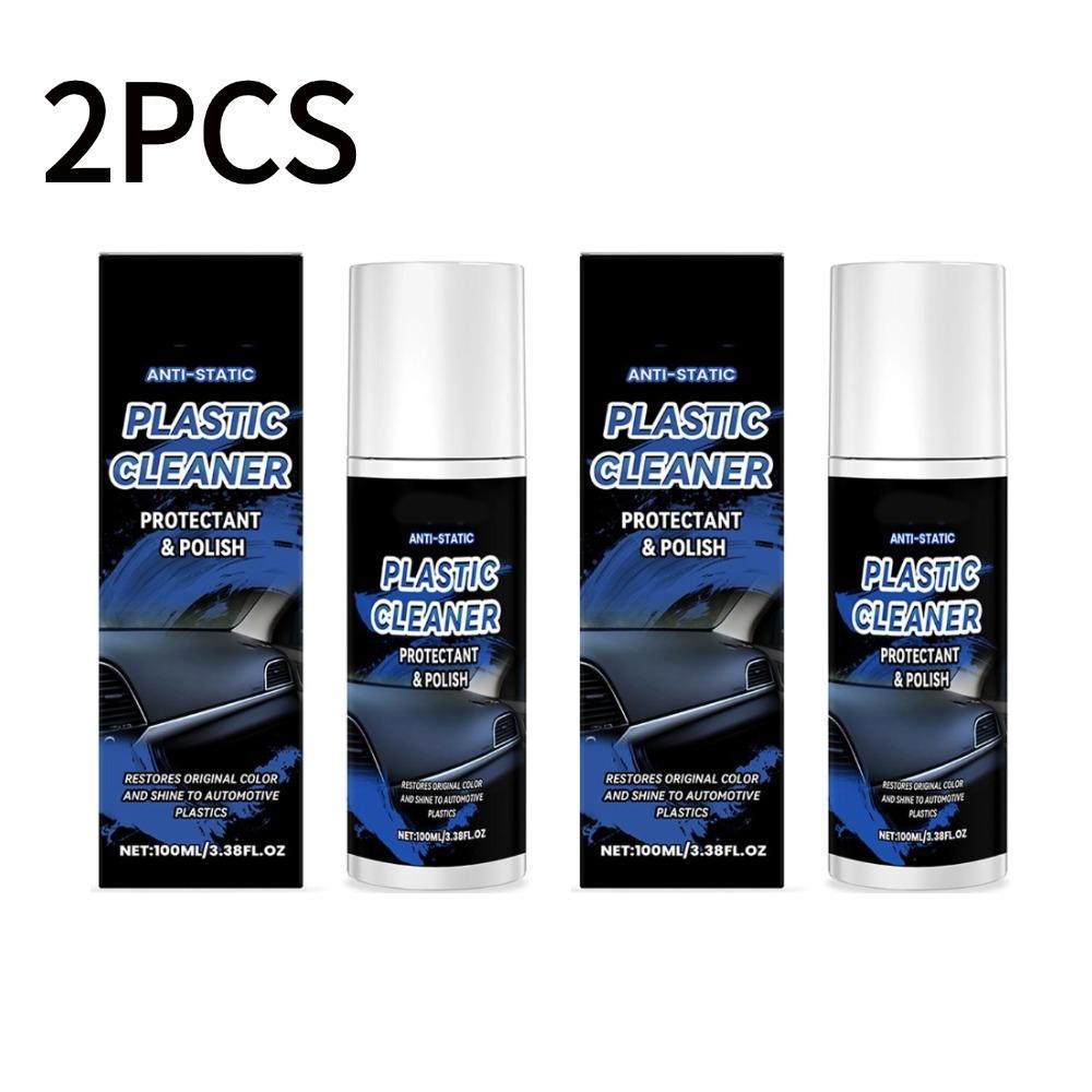 1-10PCS Car Plastic Refurbishment Agent - Interior Dashboard Cleaner & Anti-Wear Protector | 2-in-1 Renovation & Protection