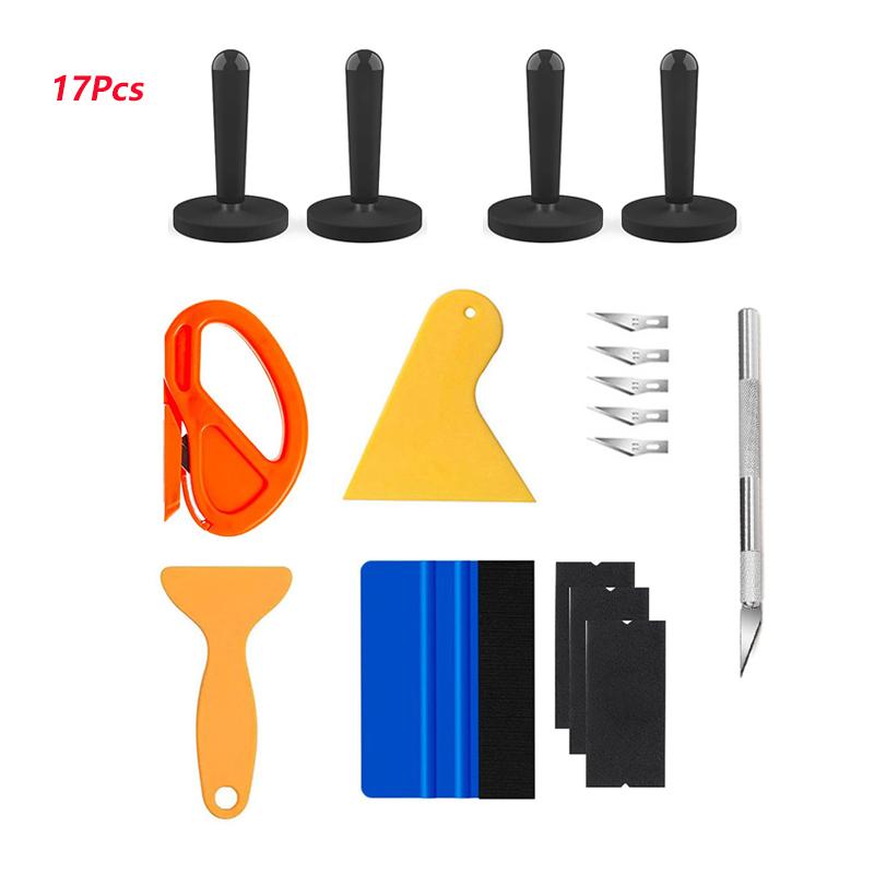 Car Film Sticker Tools Vinyl Wrap Gripper Magnet Holder Tint Tool Felt Squeegee Wrapping Sign Making Vinyl Magnet Carving Knife