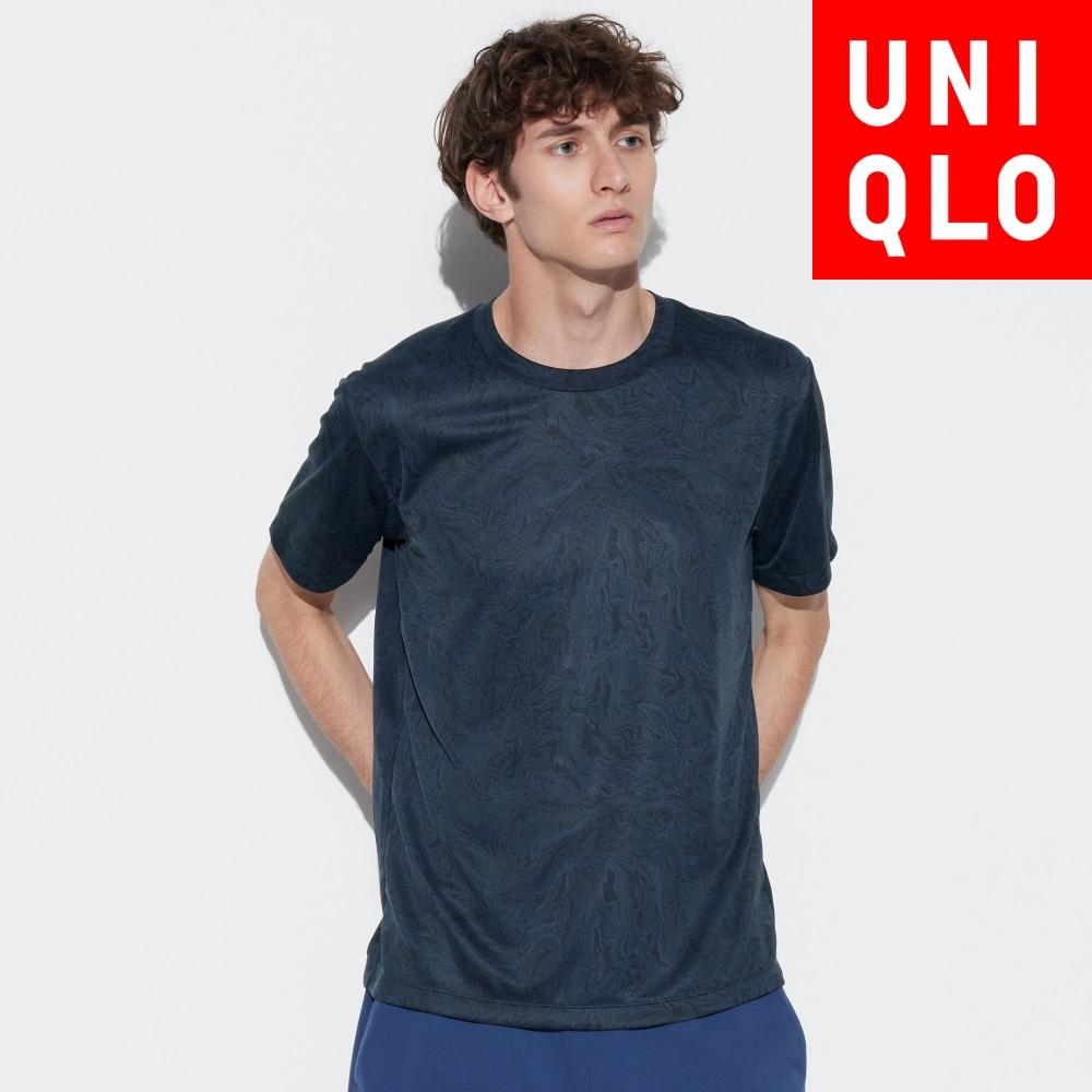 

Футболка Uniqlo Japan Dry Ex с круглым вырезом и коротким рукавом 69 NAVY/XS