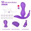 Vibrator vibrator fluture cu 10 viteze, cu 10 viteze, dispozitiv de masturbare cu vibrații, jucărie sexuală