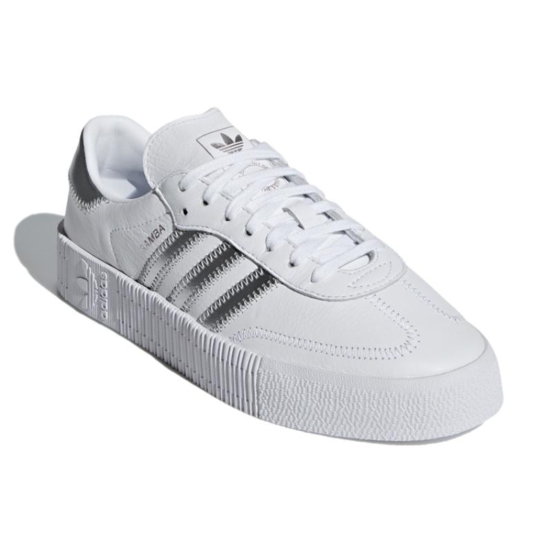 Adidas Women's Sambarose 'Cloud White Silver' Women's Sneakers EE9017