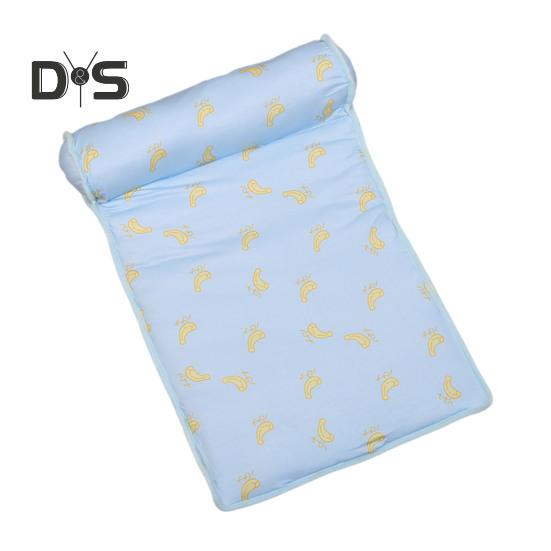 

Летний прохладный коврик для собак, охлаждающая кровать, мягкая, дышащая, с рисунком фруктов, износостойкая, моющаяся, спальная кровать для собак и кошек S синий