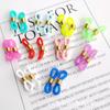 Colorful Silicone Eyeglass Chain with Metal Spiral and Anti-Slip 8-Shaped Buckle