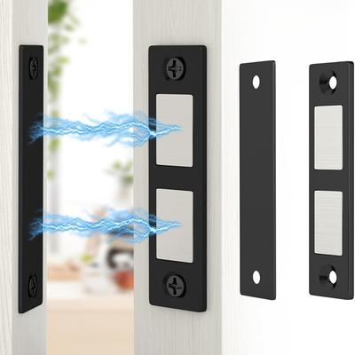 2sets 30 Lb Magnetic Door Catch,Heavy Duty Cabinet Latch, Cabinet Drawer Door Magnets, Kitchen Magnets Closures