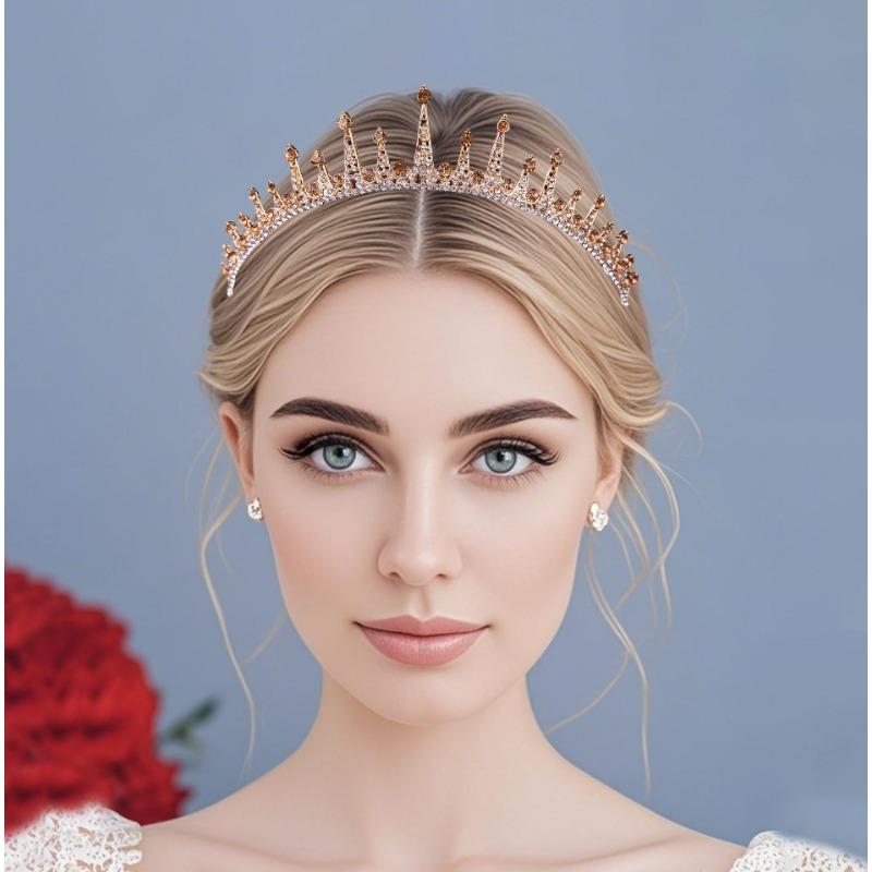 European and American Fashion Rhinestone King Crowns Headbands  Catwalk Performances  Hair Accessories  Princess Birthday Crowns and Crown Accessories