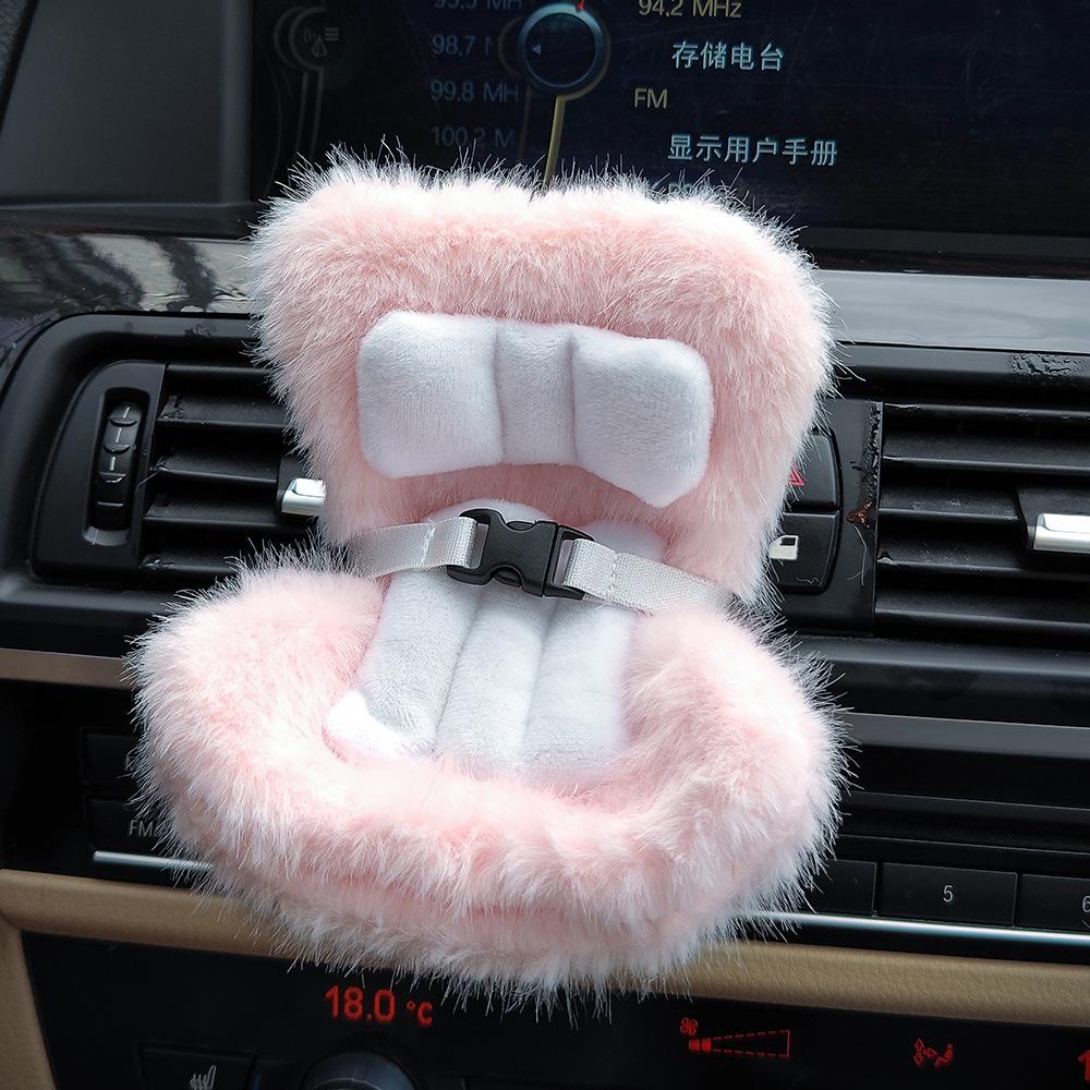 Puppensitz Autozubehör Ornament Labub Sicherheitssitz Puppenzubehör Dekoration