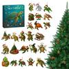 2025 Weihnachts-Schildkröte 2D Adventskalender Kreativer und skurriler Schildkröten-Schmuck Weihnachtsgeschenk Dekoration Handgemachte DIY-Geschenke