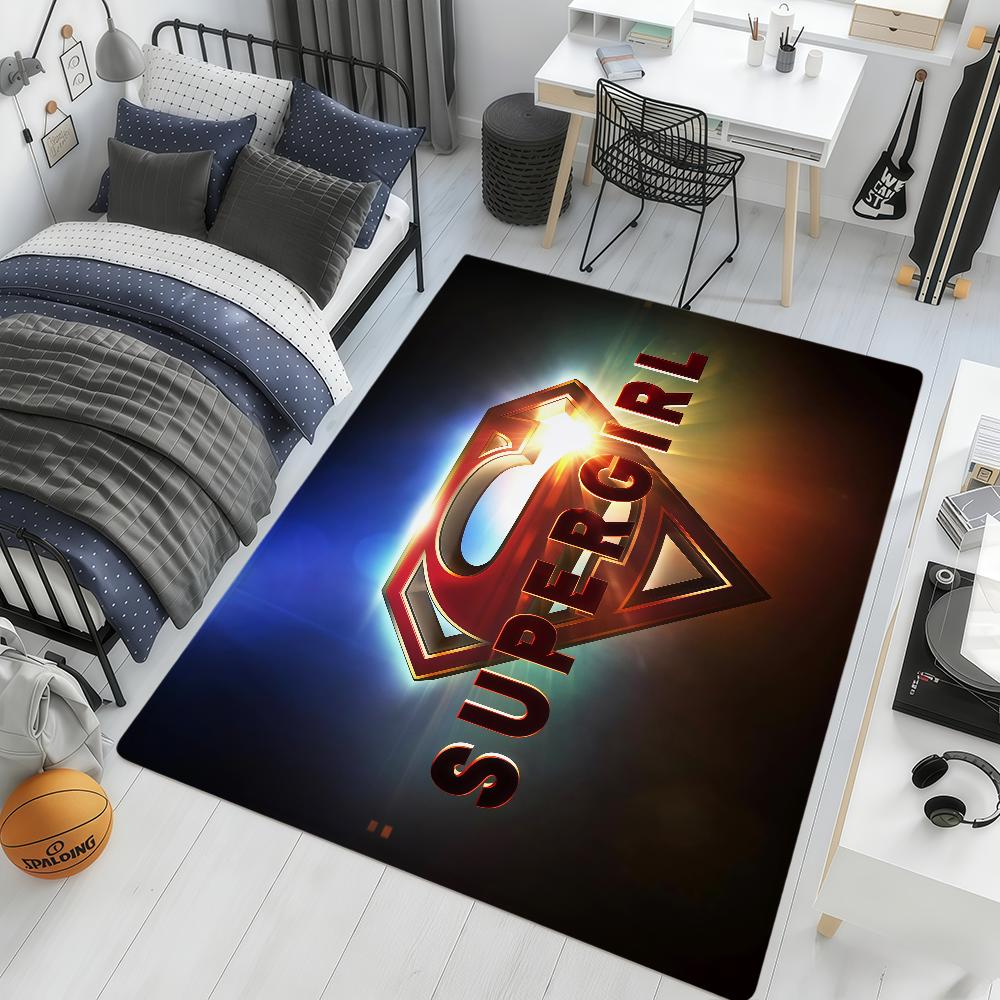movie cool art S-Supergirl ML hogar Bedside Rug Kitchen Bath Floor Mat Hallway Balcony Carpet Entrance Doormat Decor Home