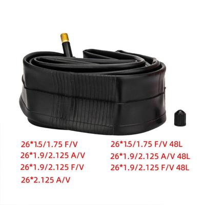26 Inch Bicycle Inner Tire 1.5 1.75 1.95 2.125 Lengthened Schrader Presta Bike Inner Tube Cycling