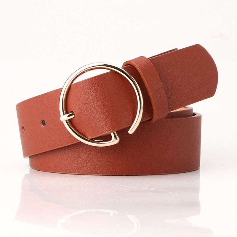 Chic And Versatile Pu Waist Belt For Women And Men Featuring Colorful Buckles For Outfits Trendy