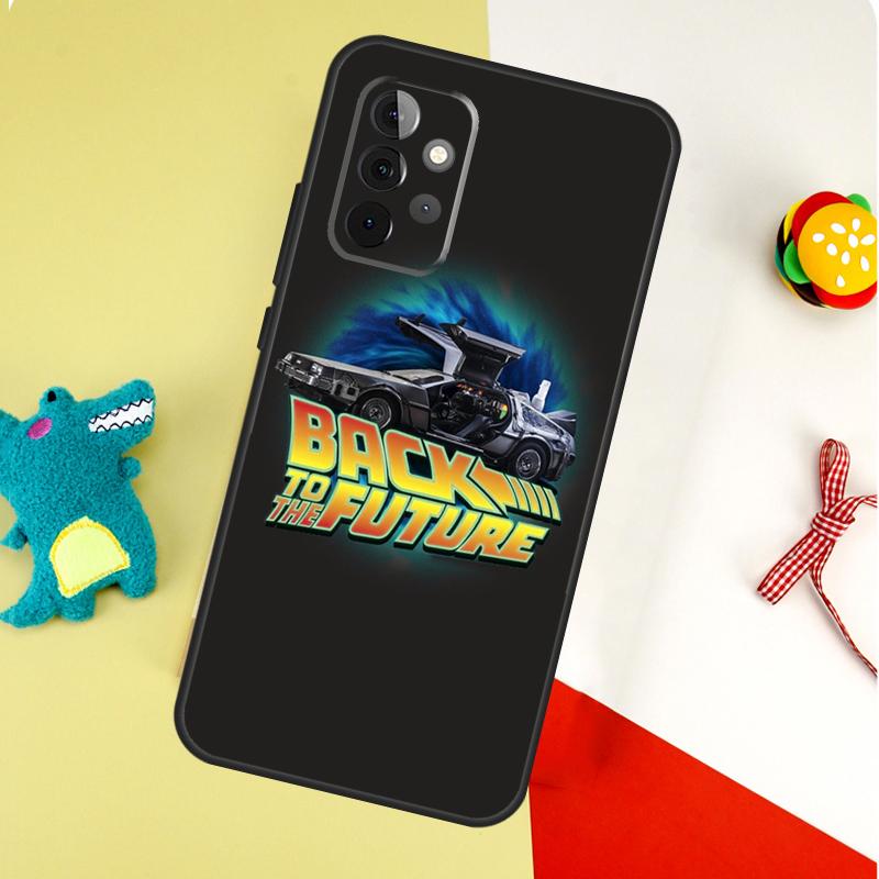 Back To The Future Time Machine For Samsung Galaxy A55 A35 A15 A54 A34 A14 A53 A33 A13 A05 A06 A16 A22 A32 A52 Phone Case