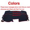 Car Dash Mat Dashboard Cover Dashmat Carpet Fit For Suzuki Celerio 2015 LHD RHD