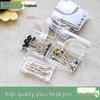 Colored Glass Head Pins for Sewing and DIY Fabric Projects
