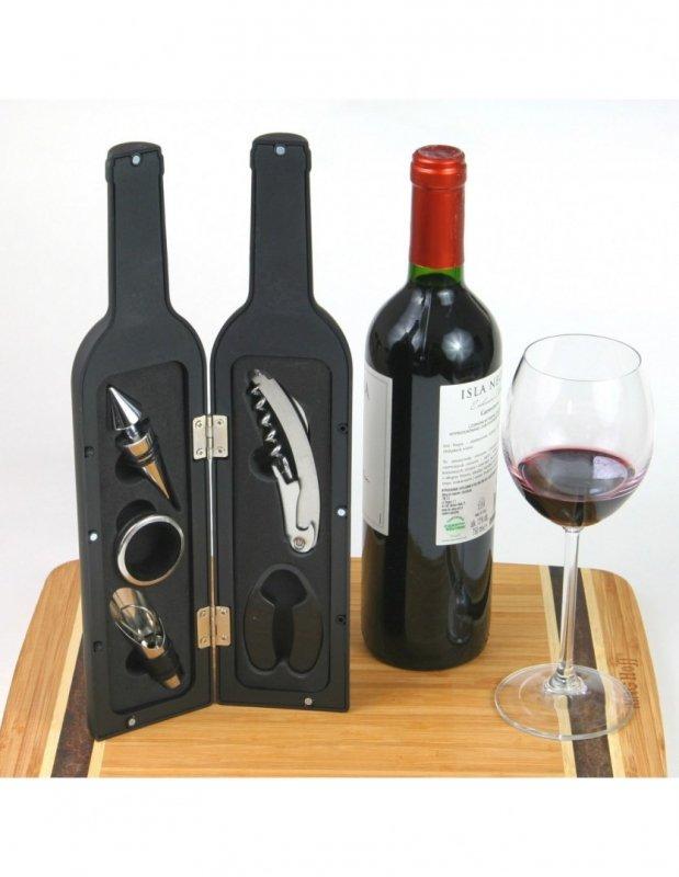 Zestaw Do Wina W Etui W Formie Butelki Kinghoff Kh-1166