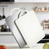 Stainless Steel Dual-Sided Cutting Board Chopping Board Kitchen Easy to Clean Food Grade Hanging Holes Kitchen Cutting Board