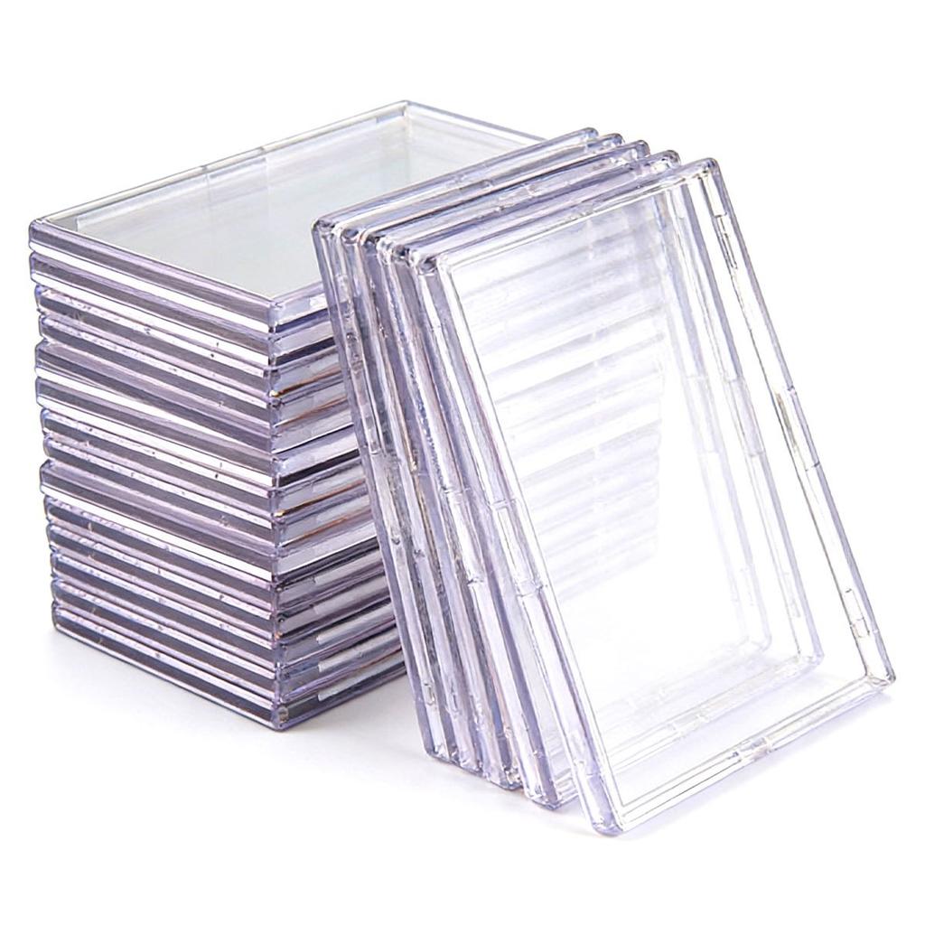 8 Stück Klare Harte Acryl Toploader Kartenhüllen Schutzhüllen Halter für Sammelkarten TCG MtG Yu-Gi-Oh Baseball Sport ZSY