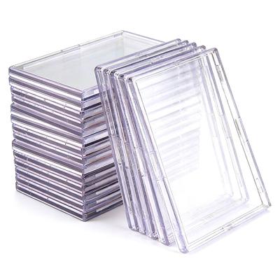 8 Stück Klare Harte Acryl Toploader Kartenhüllen Schutzhüllen Halter für Sammelkarten TCG MtG Yu-Gi-Oh Baseball Sport ZSY