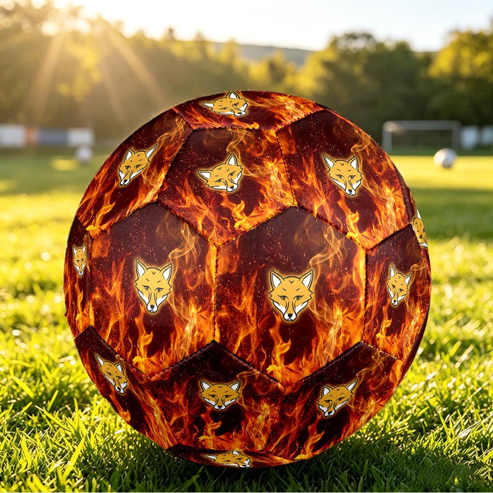 Leicester City FootballPrinted Size 5 Soccer Botball, Anti Slip Adult Match Football Souvenir for Football Fans
