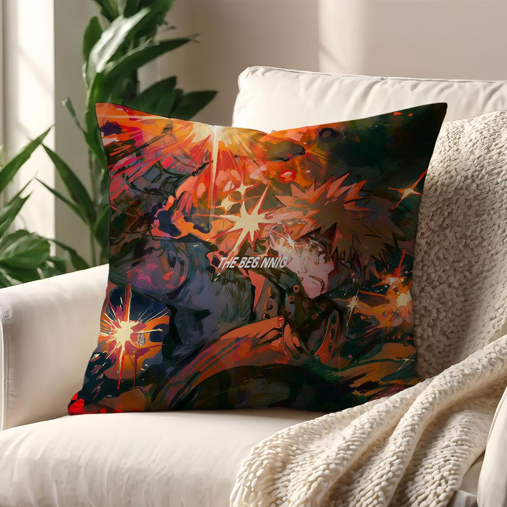 Katsuki Bakugo My Hero Kissenbezug Für Kissen Sofa Druck Dekoration Zimmer Haus Büro Café Auto Nordische Schlichtheit