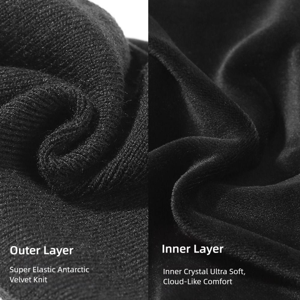 Men's Padded Windproof Warm Earmuffs Thickened Unisex Sport Headband Ear Warmers Protective Ear Mask Outdoor Sports