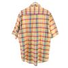Brooks Brothers Check Pattern Short sleeve Button down shirt M Yellow Men's Used