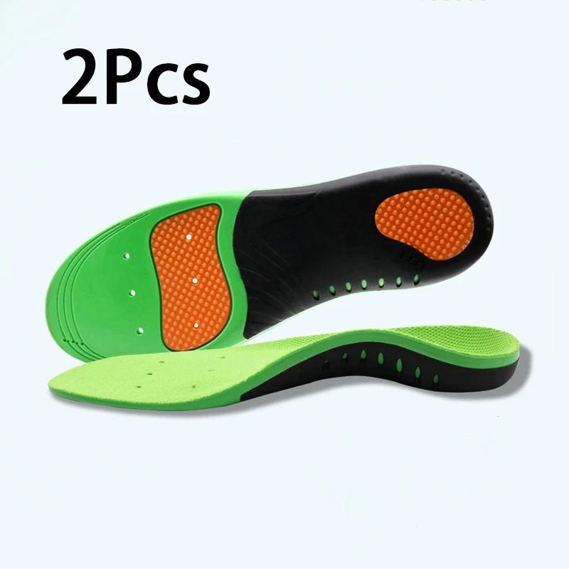 2/4PCS Arch Support Orthopedic Insoles Flat Feet Plantar Fasciitis Insoles GEL Shock Absorbing Soles Soft Elastic Sports Insoles