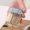 4 Compartment Seasoning Box Multifunctional Portable Dustproof Sealing Clear Spice Storage Container for Kitchen Supplies