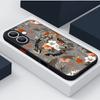 Magnetic Colorful Flower Phone Case For iPhone 15 16 Pro Max 14 13 12 Pro 11 For Magsafe Wireless Charge Soft Edge Acrylic Cover