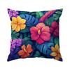 45X45Cm Tropical Plants Flowers Pillowcase Bedroom Sofa Cushion Cover 100% Polyester Living Room Cushion Pillowcase Home Decor