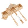 Tragbare Besteckbox Holz Essstäbchen Gabel Löffel Besteckset für Zuhause Reisegebrauch