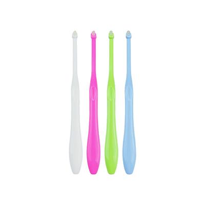 4pcs Tuft Toothbrush Tufted Brush End-Tuft Interspace Brush Soft Trim Toothbrush Single Tufted Toothbrush Interdental Oral Care