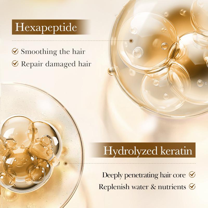 Keratin Peptide Softening Hair Mask SADOER Smooth Fluffy Conditioner