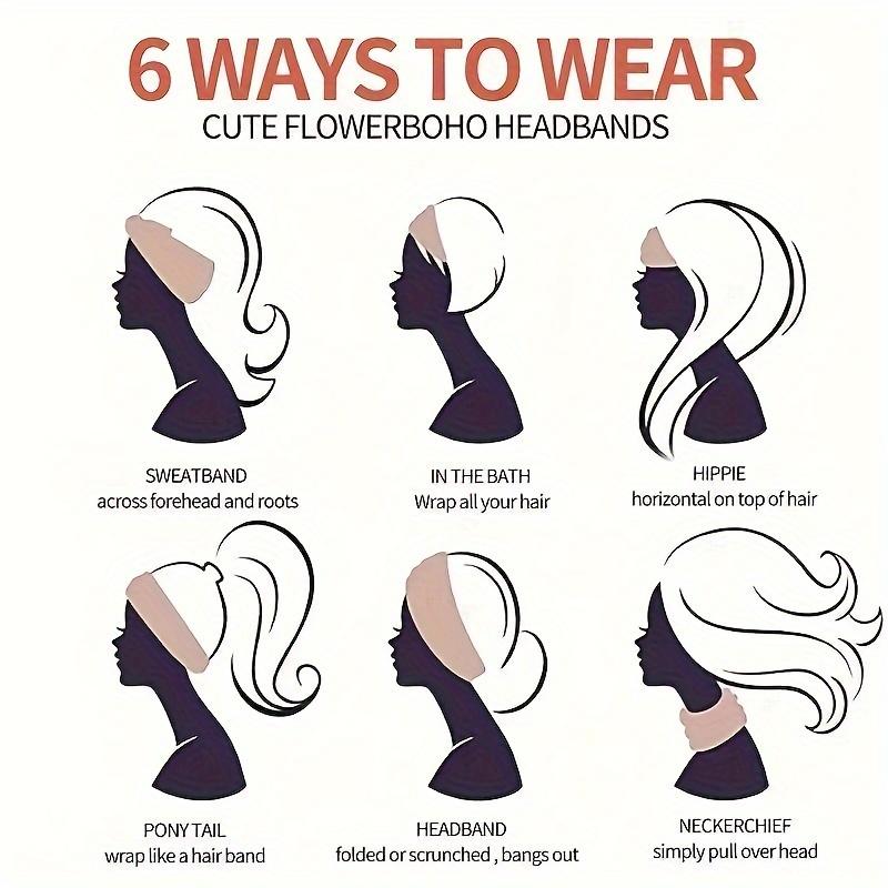4pcs Moisture-Wicking Women's Wide Brim Headband for Fitness, Yoga, Running, Cycling, and Basketball - Elastic and Sweat-Absorbing