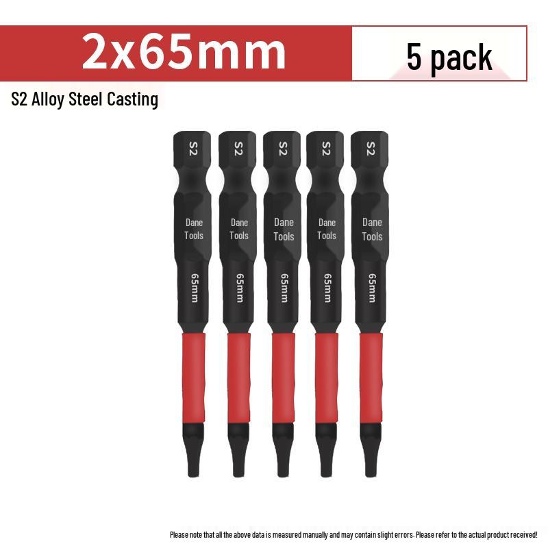 Hexagonal Anti-Slip S2 Alloy Steel Magnetic Screwdriver Bits for Electric Drills