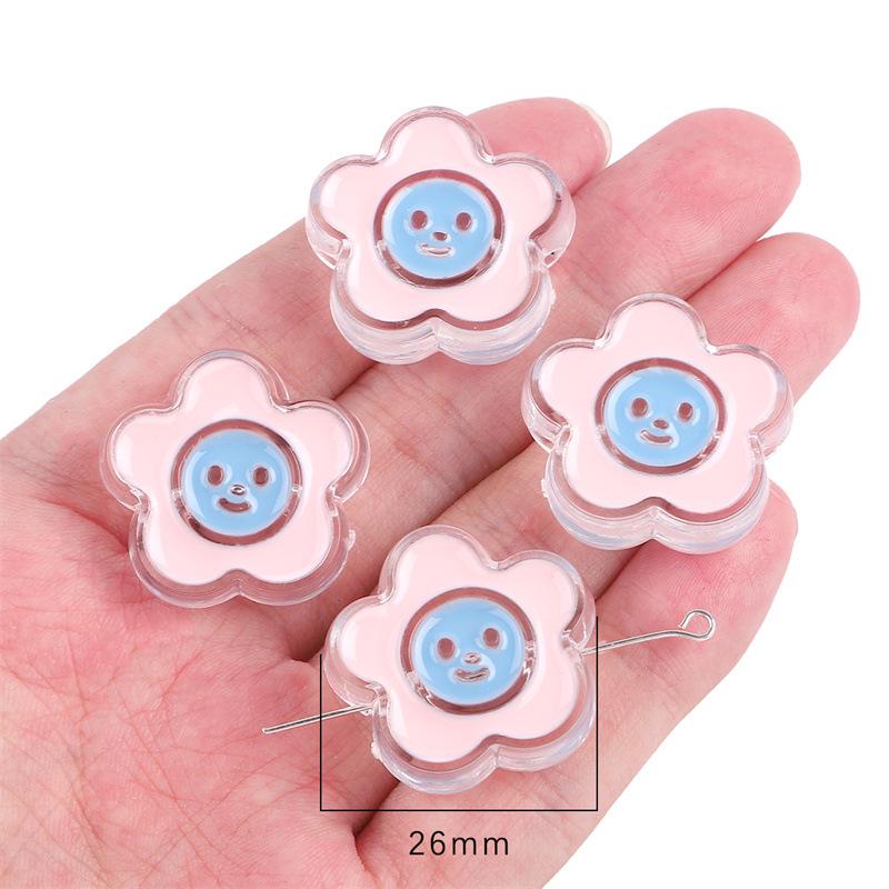 

Cherry Blossom Bear Acrylic Beads DIY Mobile Phone Chain Kit
