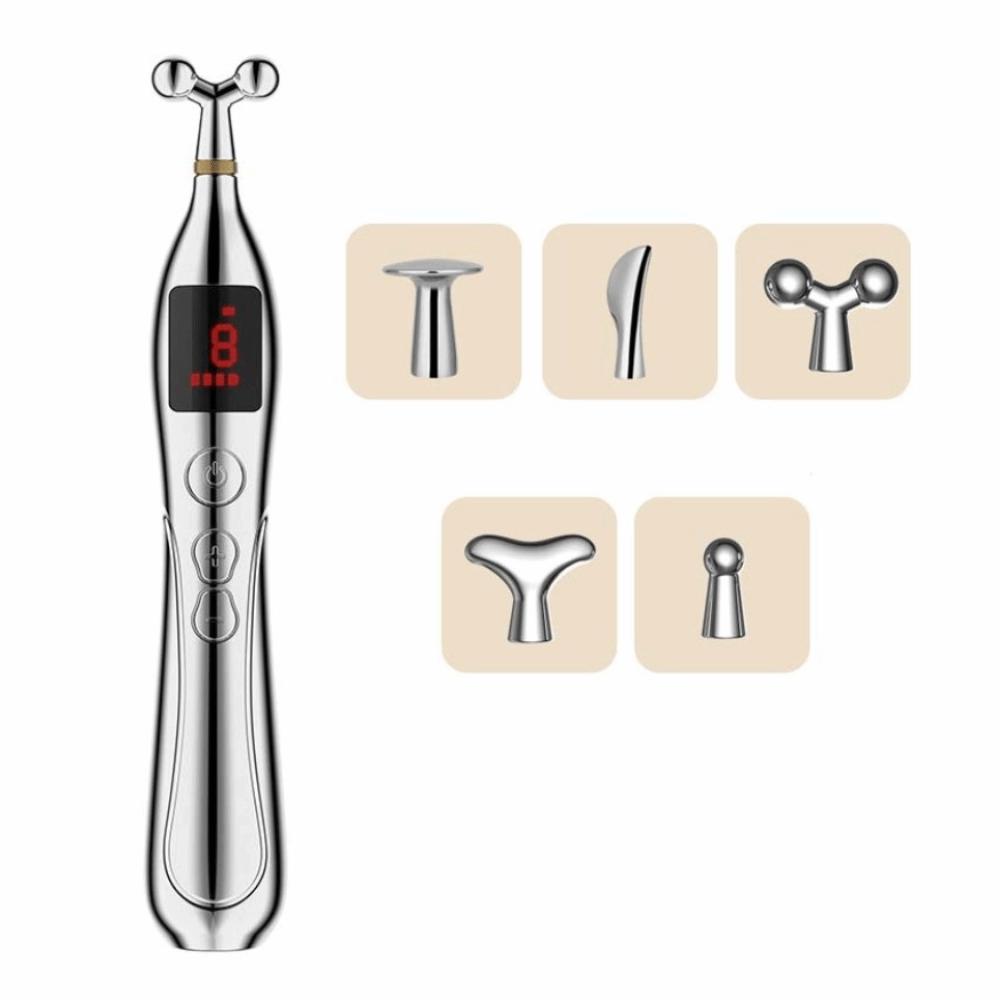 5 Heads Acupuncture Point Pen Acupuncture Meridian Pen Press Tool Electric Massage Pen Arm