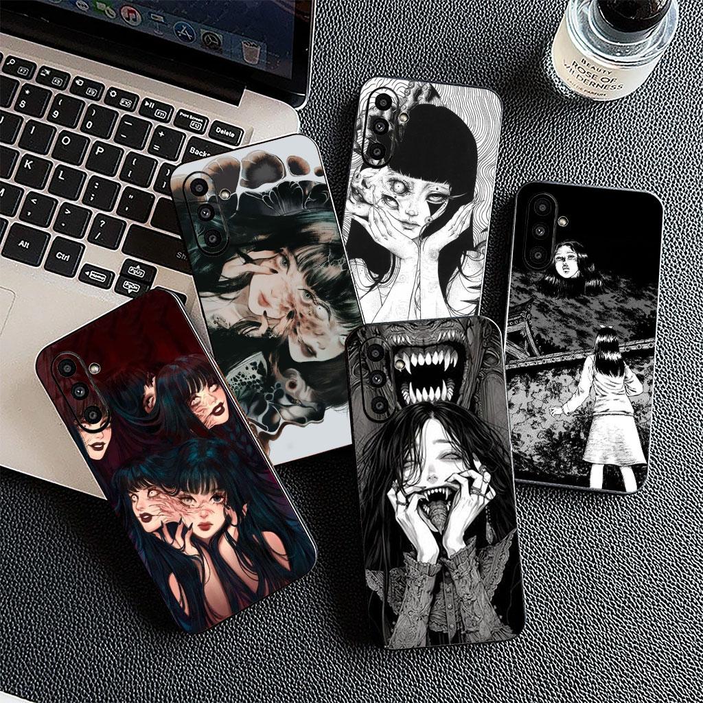 Phone Cover for Samsung Galaxy S22 S21 S20 FE Ultra Plus A07 A17 A15 A16 A25 A57 A37 Case Comics Junjis Tomie Ito Collection