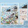 Self-Adhesive Mini Landscape Stickers Forest Town 3D DIY Stickers NEW Stacking Stickers  Home Decor