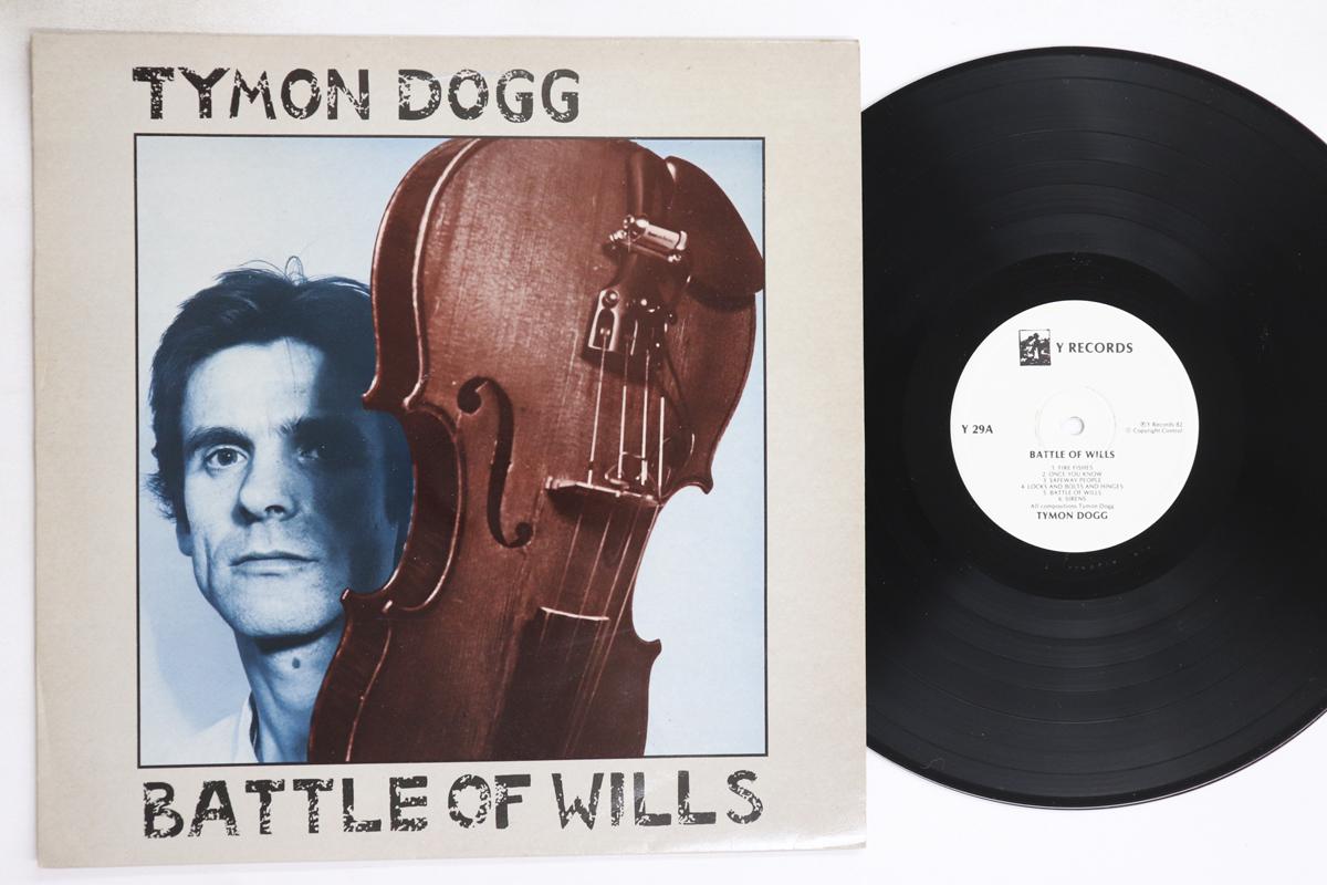 

LP Record TYMON DOGG Battle Of Wills Y29 Y 198 UK Rock Used