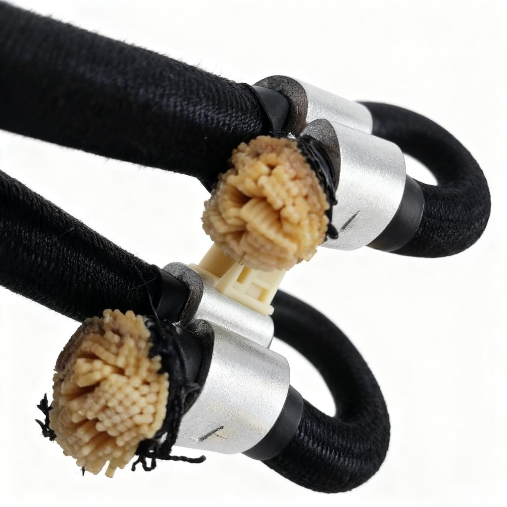 Douerfei 10mm Durable Anti-UV PVC/Nylon/Polyester Elastic Rope Covered Bungee Cord Trampoline Use High Safety Indoor/Outdoor