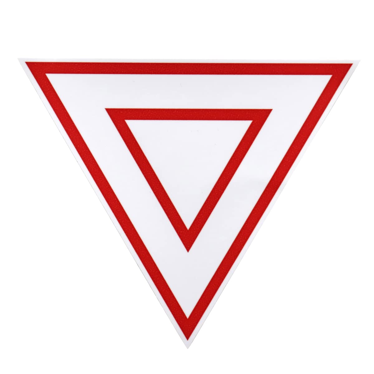 

pa-man Limited Sign Sticker Tractor for Road Driving, 5.9 x 5.1 inches (150 x 130 mm) (Triangle) Small sign (direction/information) белый