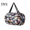Quick Dry Grocery Bag Foldable Shopping Reusable Storage Tote Portable Molded One-piece Oxford Cloth Shoulder for Sports Travel Picnic Compact