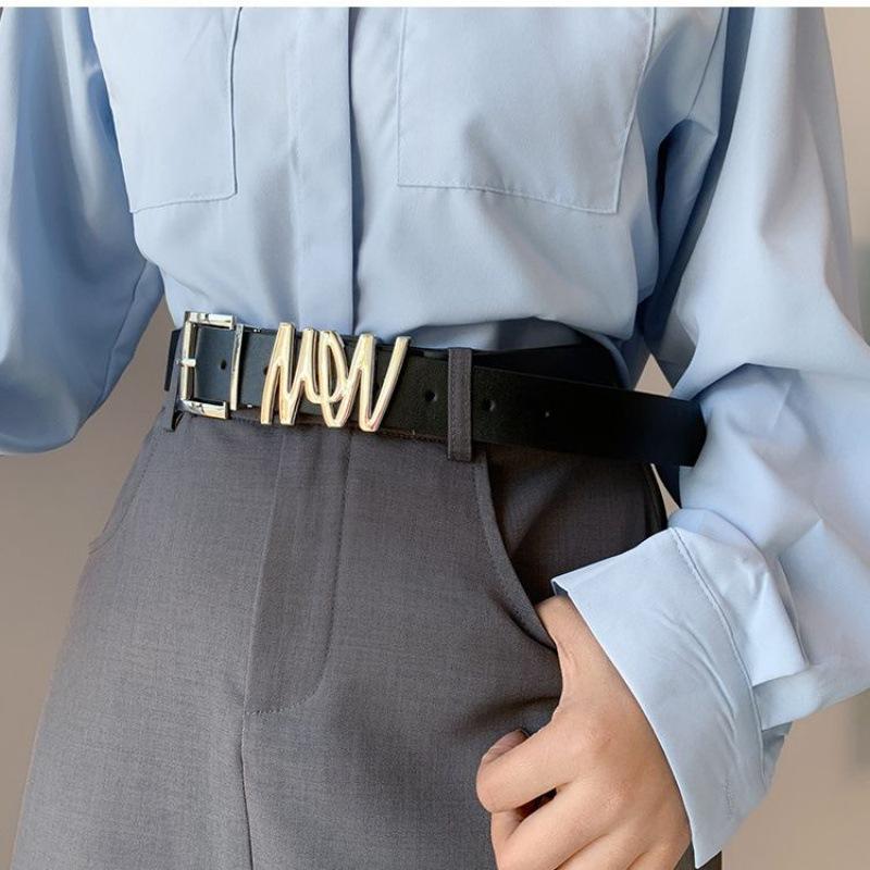 

Womens 2024 Modern Black Ins Style Waist Belt Perfect For Pairing With Casual Denim